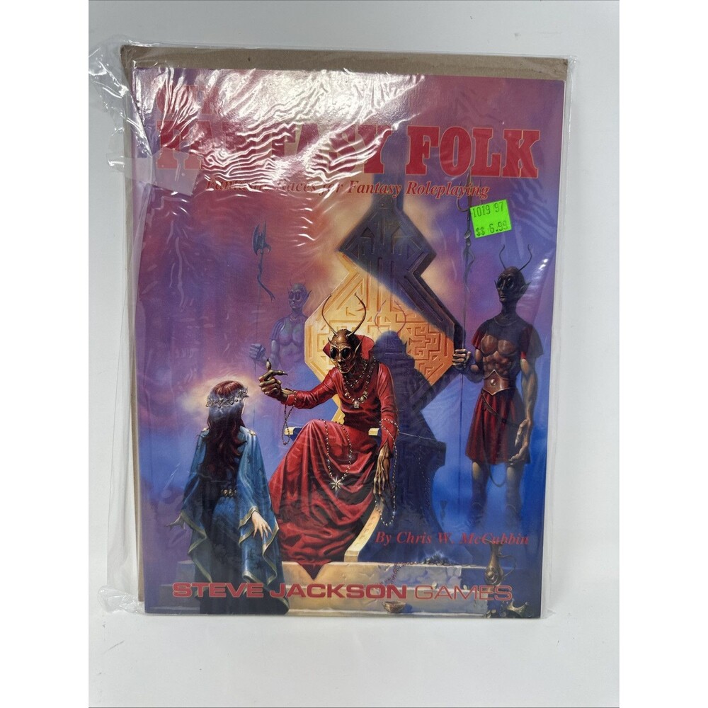 GURPS Fantasy Folk Roleplaying Book Steve Jackson Games